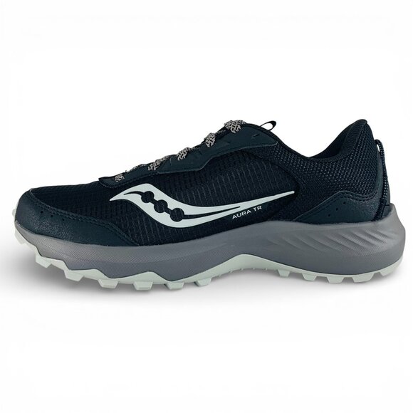 Saucony Aura TR Wide Black Gravel Men\'s Hiking Trail Running Shoes S20863-10 main image 6